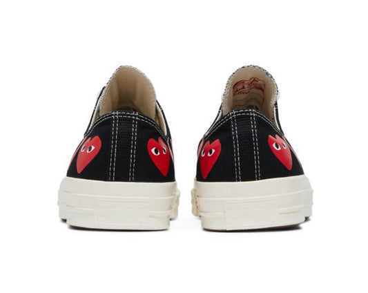 Comme des Garçons PLAY x Chuck 70 Low 'Multi Heart - Black'