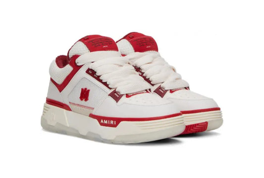 AMIRI White & Red Ma-1 Sneakers - White / Red