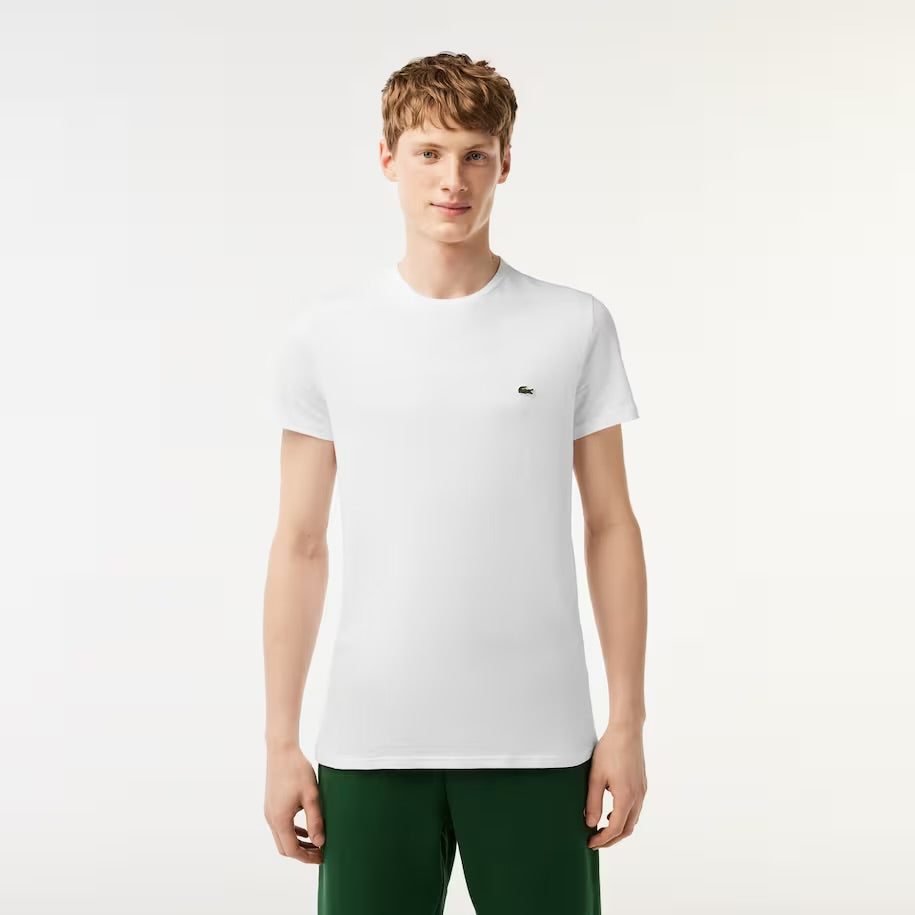 LACOSTE-Men's Crew Neck Pima Cotton Jersey T-Shirt-TH6709 51 001