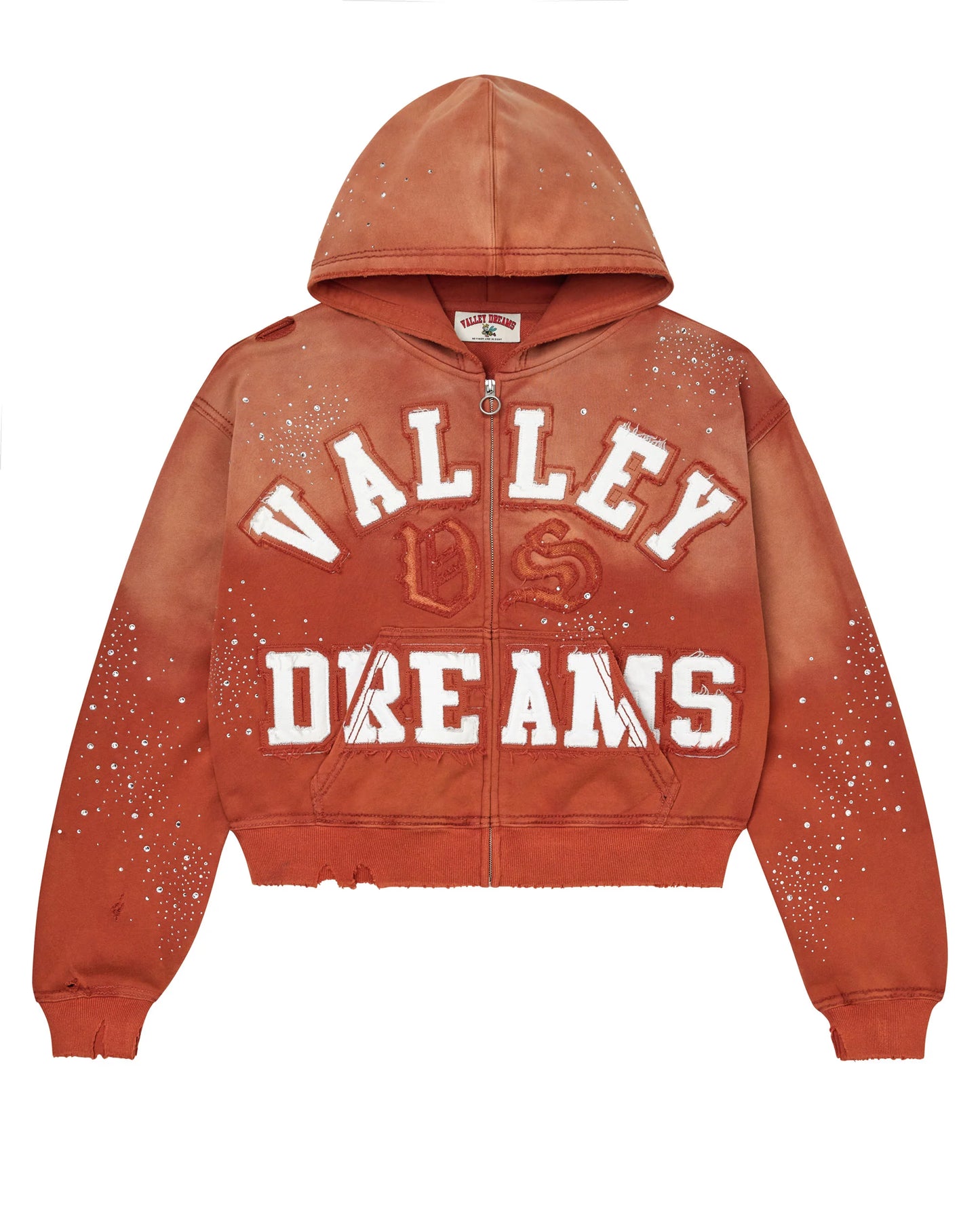 Valley Dreams CLASSICO ZIP UP HOODIE [ORANGE]