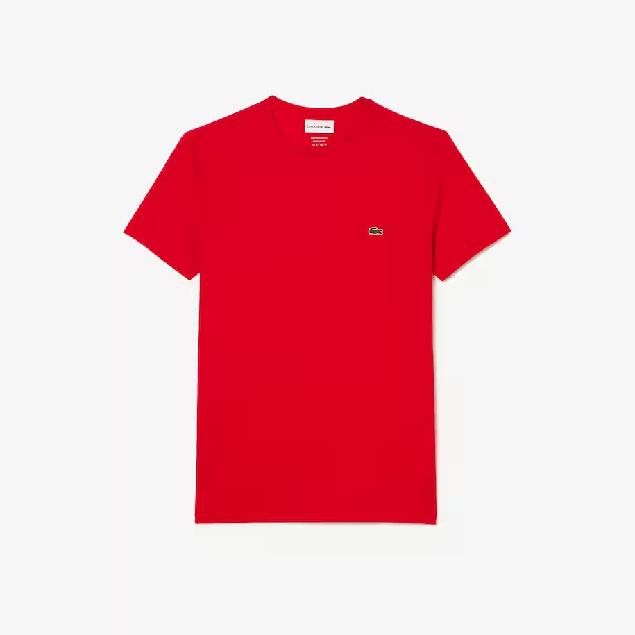 LACSTE-Men's Crew Neck Pima Cotton Jersey T-Shir—TH6709 51 240