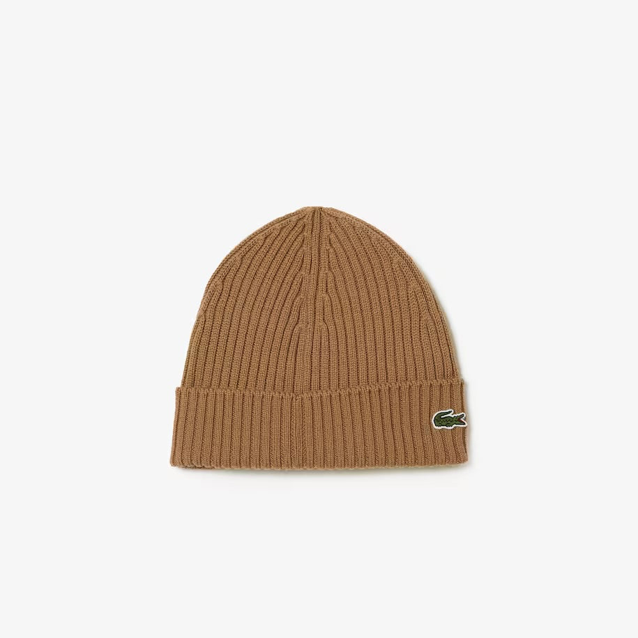 LACOSTE-Unisex Ribbed Wool Beanie-RB0001 51 SIX