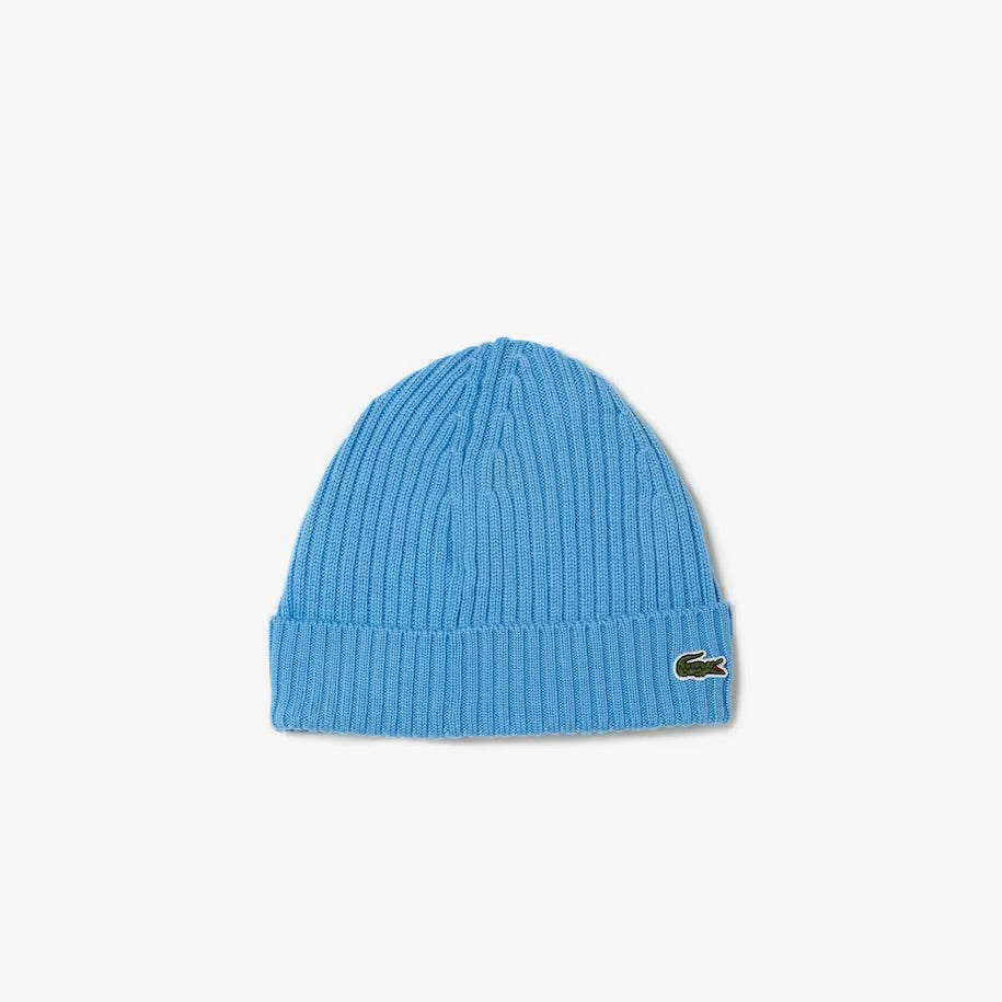 LACOSTE-Unisex Ribbed Wool Beani—RB0001 51 HBP