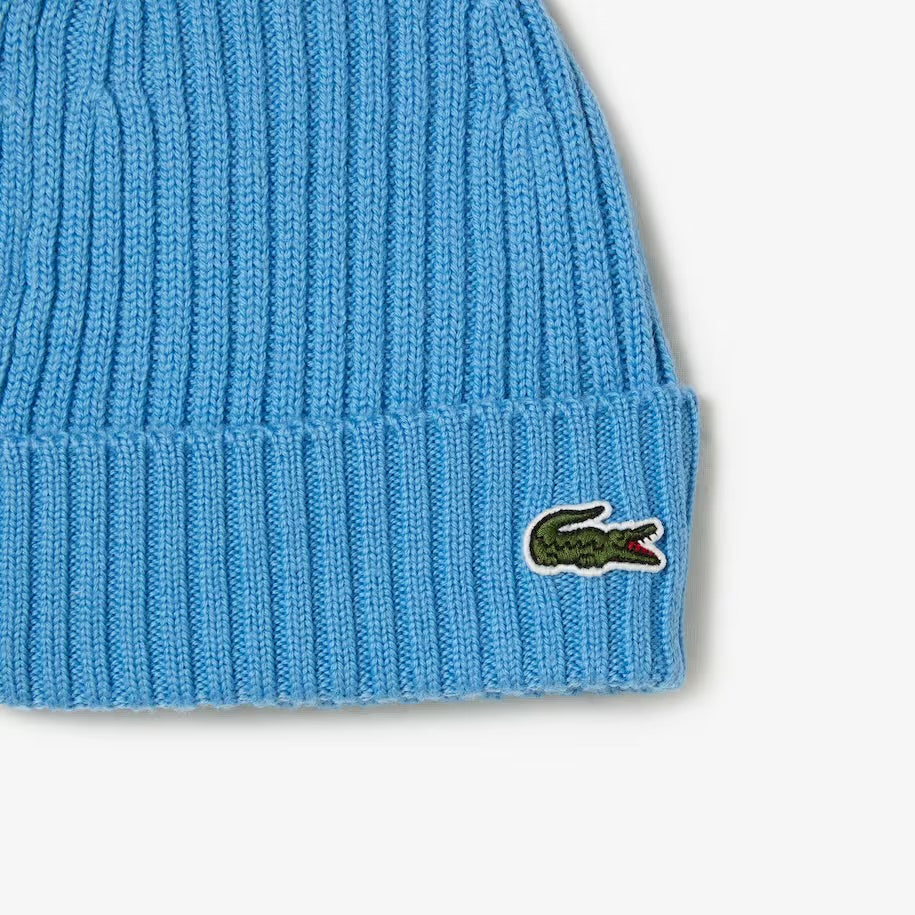 LACOSTE-Unisex Ribbed Wool Beani—RB0001 51 HBP