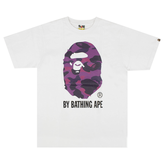 Bape Color Camo T-Shirt 'White/Violet'