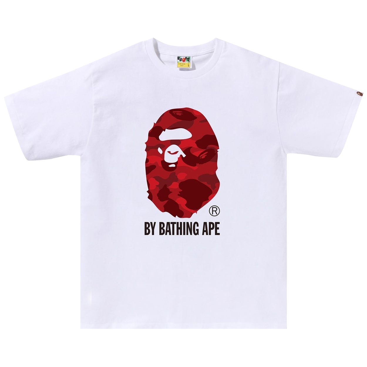 BAPE Color Camo By Bathing Ape Tee 'White/Red'