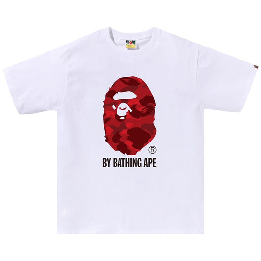 BAPE Color Camo By Bathing Ape Tee 'White/Red'