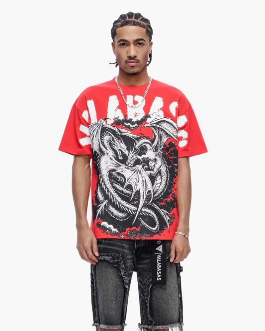 Valabasas Red NIGHTFORGE TEE RED-VLBS-VT1-1097