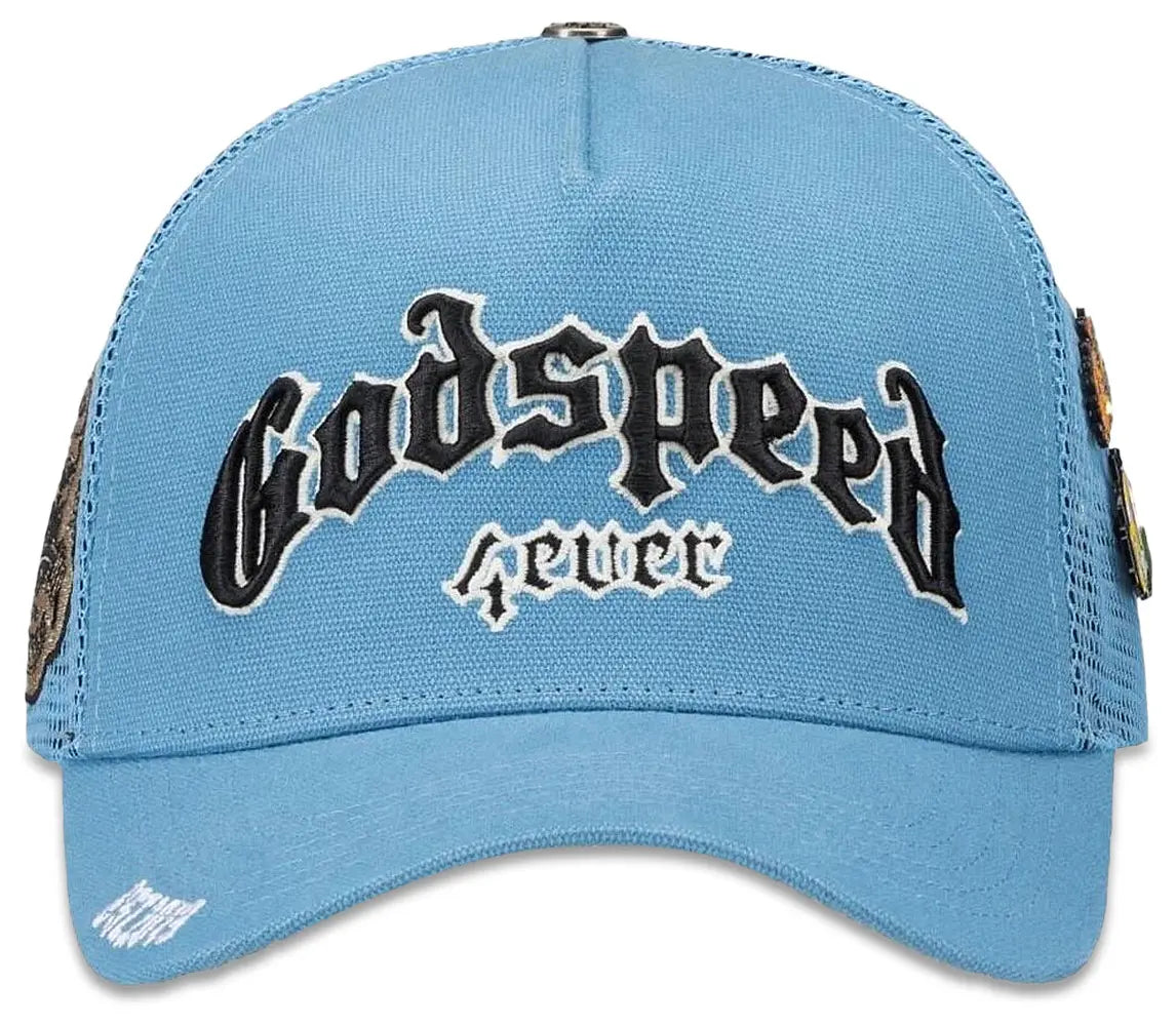 Godspeed Forever Trucker Hat 'Blue'