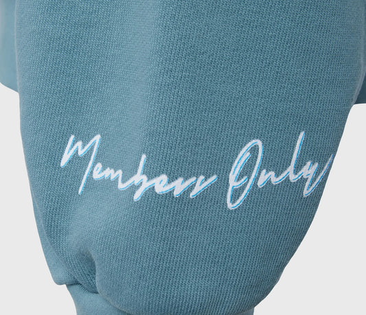 HOMME+FEMME-MAISON ANGELS CREWNECK DEEP TEAL