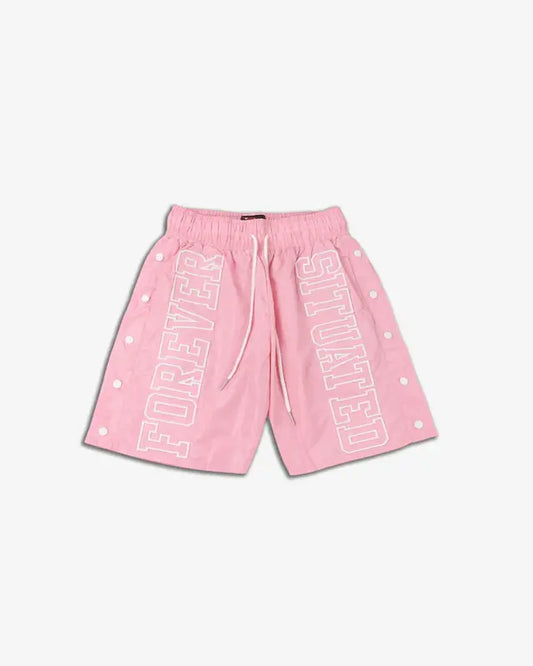 Forever Situated - FS Nylon Track Short Pink