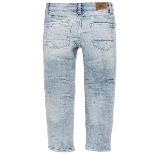 KIDS JORDAN CRAIG BAYSIDE RIP & REPAIR DENIM (ICE BLUE) JS355RK