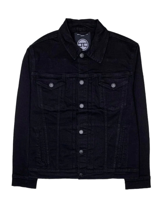 JORDAN CRAIG CLEAN TRIBECA TWILL TRUCKER DENIM JACKET (BLACK) JJ955