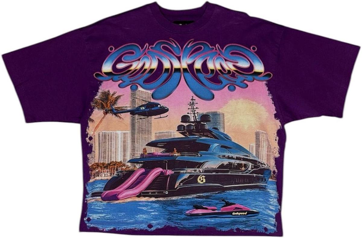 GODSPEED -MEMENTO VIVERE TEE (purple)