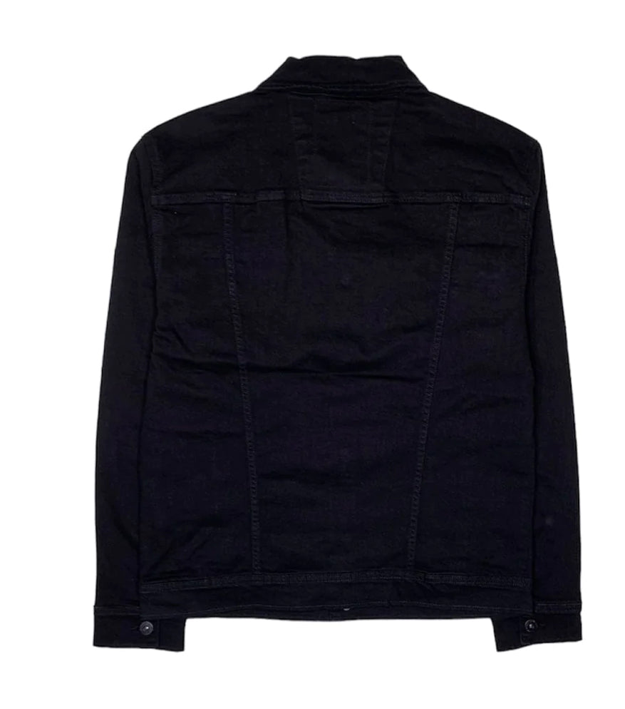 JORDAN CRAIG CLEAN TRIBECA TWILL TRUCKER DENIM JACKET (BLACK) JJ955