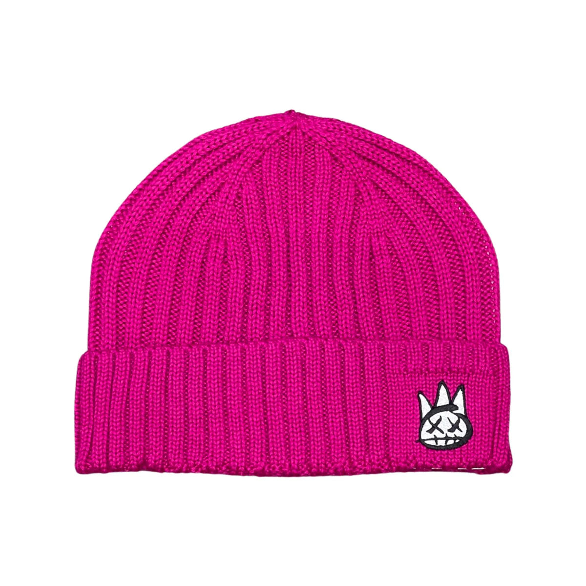 KNIT HAT WITH CLEAN 2 TONE SHIMUCHAN LOGO IN PINE-621B0-CH25