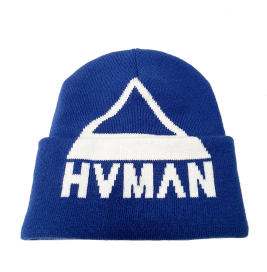 HVMAN KNIT CAP IN CLASSIC BLUE-322BC-KC14D