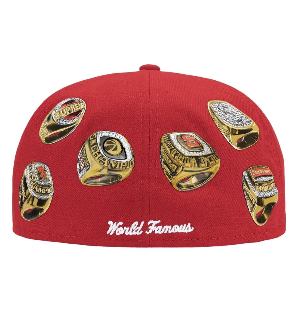 Supreme red ring box logo new era