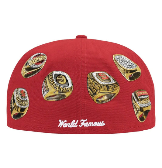 Supreme red ring box logo new era