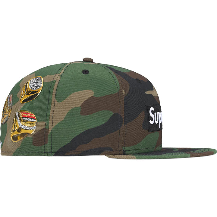 Supreme Rings Box Logo New Era WDLNDCAMO