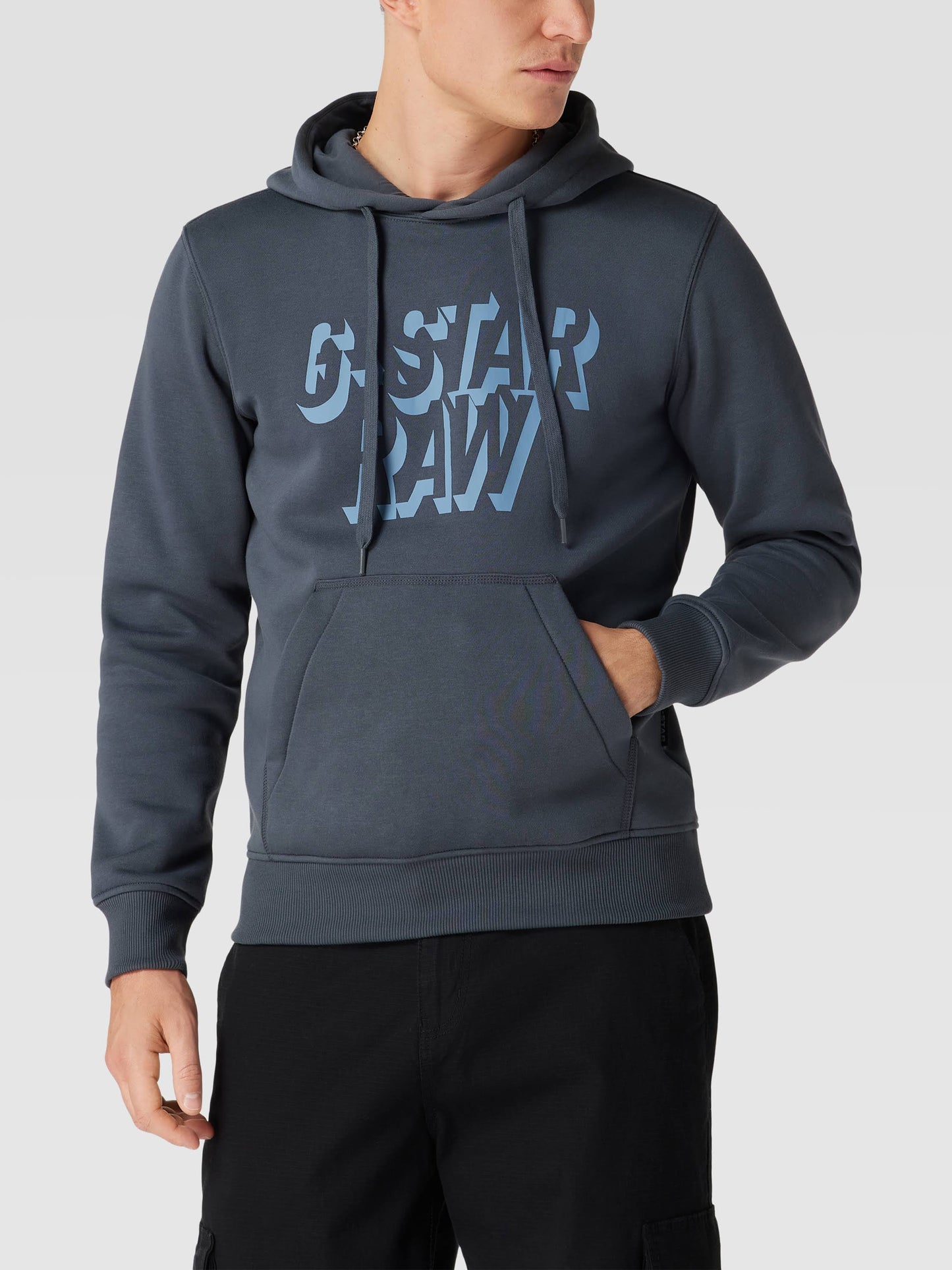 RETRO SHADOW GRAPHIC HOODED SWEATER D22236-A971-863