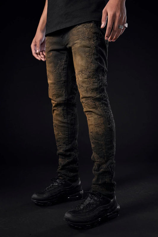 JORDAN CRAIG-MOLTEN DENIM (COPPER BLACK)-JS2118R