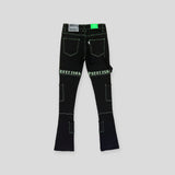 DEFYING ODDS" CARGO FLARE STACK DENIM PH-FW23-78