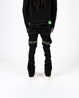 DEFYING ODDS" CARGO FLARE STACK DENIM PH-FW23-78