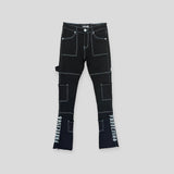 DEFYING ODDS" CARGO FLARE STACK DENIM PH-FW23-81