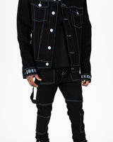 DEFYING ODDS" CARGO FLARE STACK DENIM PH-FW23-81