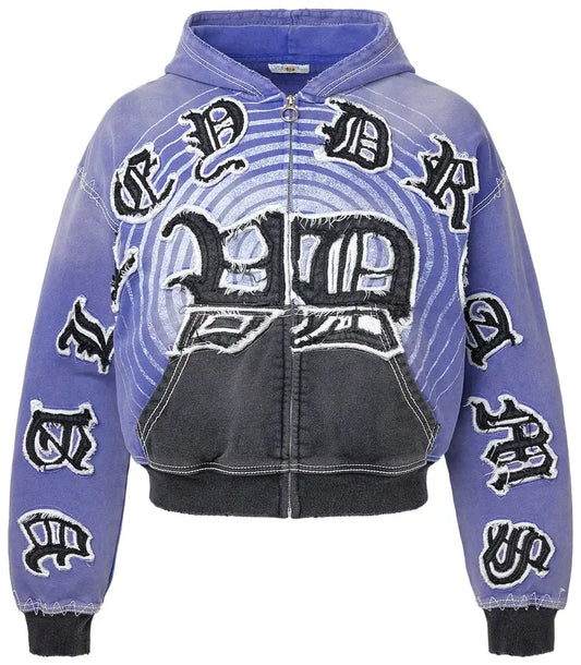 VALLEY-Vale Forever Hypnotiq Zip Up 'Purple'-86998
