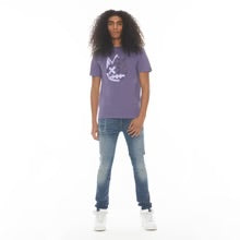 CULT-SHIMUCHAN BRUSHED LOGO SHORT SLEEVE CREW NECK TEE 26/1'S IN IRI-623B9-K66H