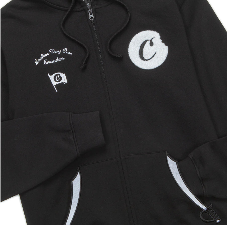 COOKIES-CRUSADERS ZIP HOODIE-CM234HFC02