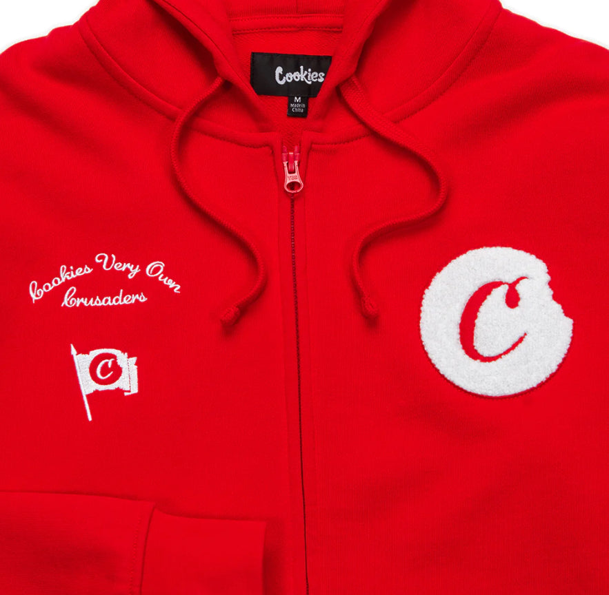 COOKIES-CRUSADERS ZIP HOODIE-CM234HFC02