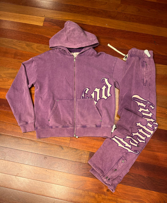 GODSPEED-OG Logo Sweatsuit (PURPLE )