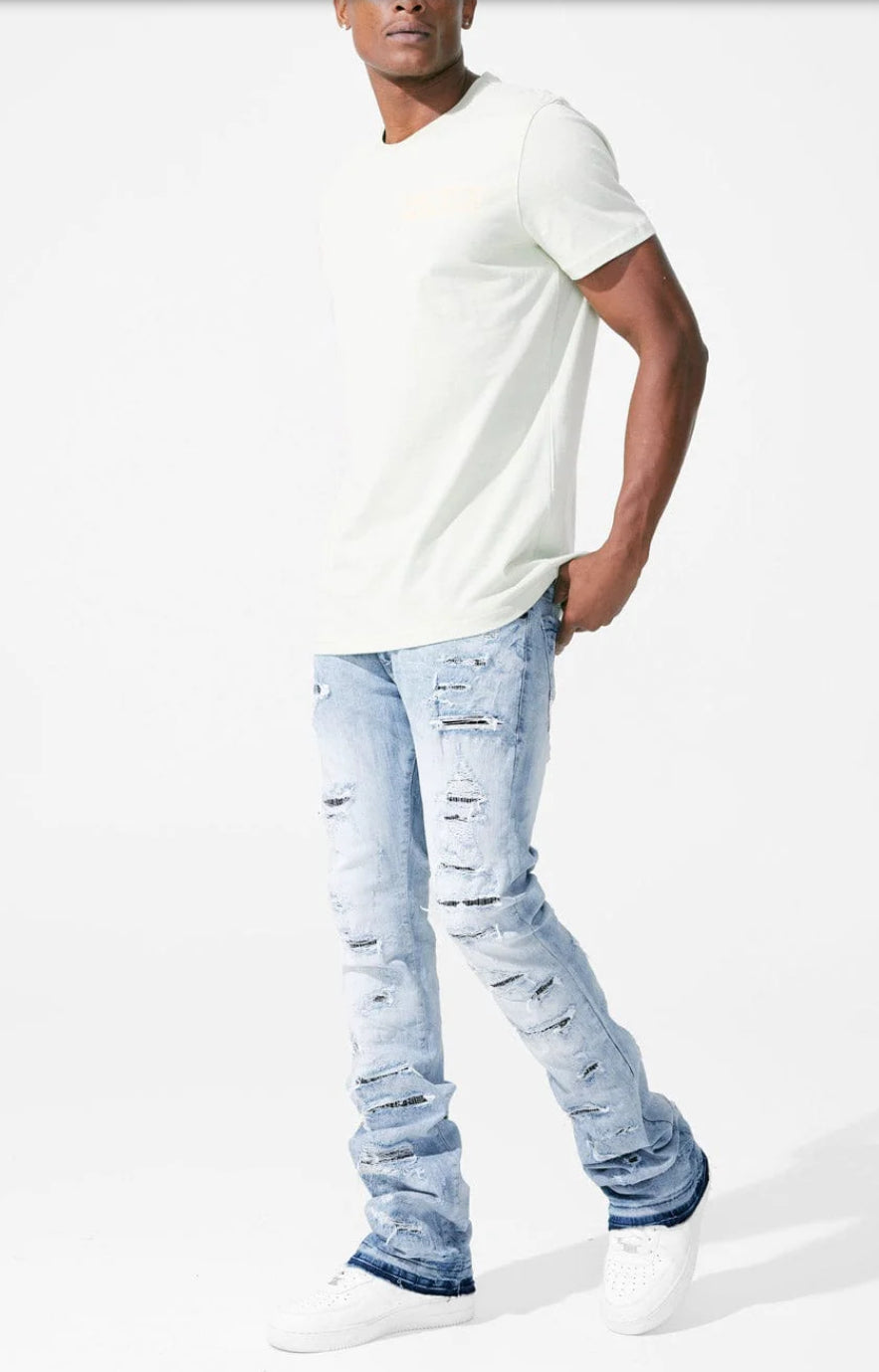 MARTIN STACKED - WOLVERINE DENIM (SKY BLUE)-JTF1177