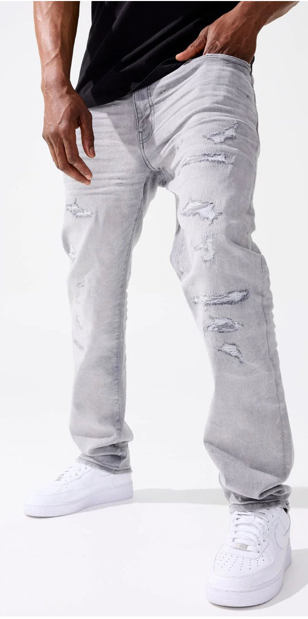 ROSS - TROUBLEMAKER DENIM (ARCTIC GREY)-AR358R