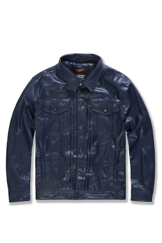 JORDAN CRAIG-ITHRILLER TRUCKER JACKET (midnight blue)-JJ1218