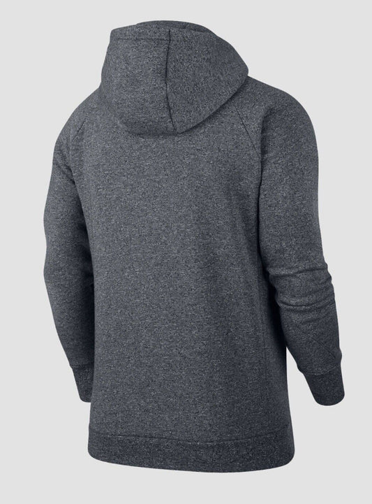 NIKE Air JORDAN Flight Fleece Lined Hooded Jacket Gray Black