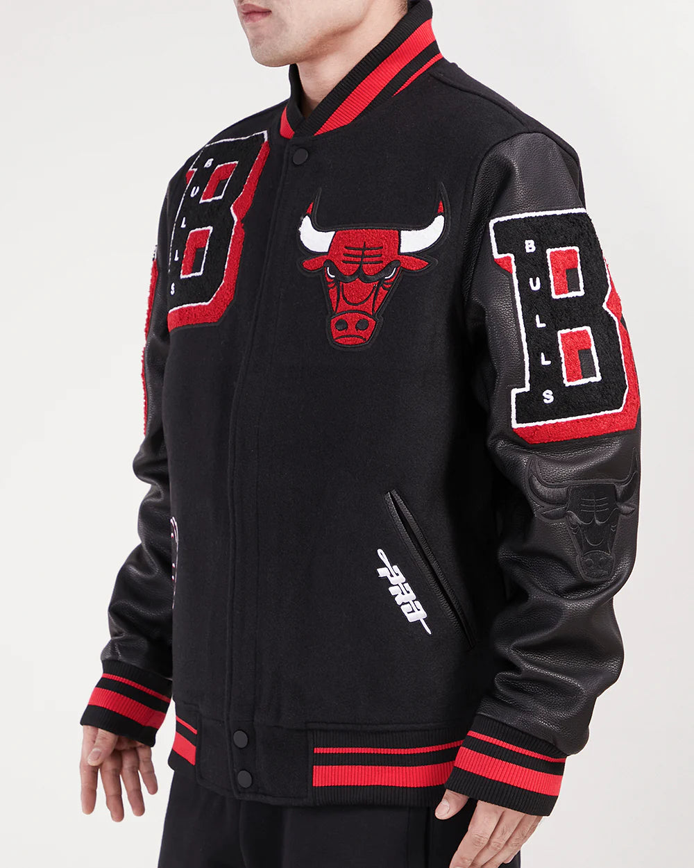 PRO STANDARDNBA CHICAGO BULLS MASHUP MEN´S RIB WOOL VARSITY JACKET-BCB6515750