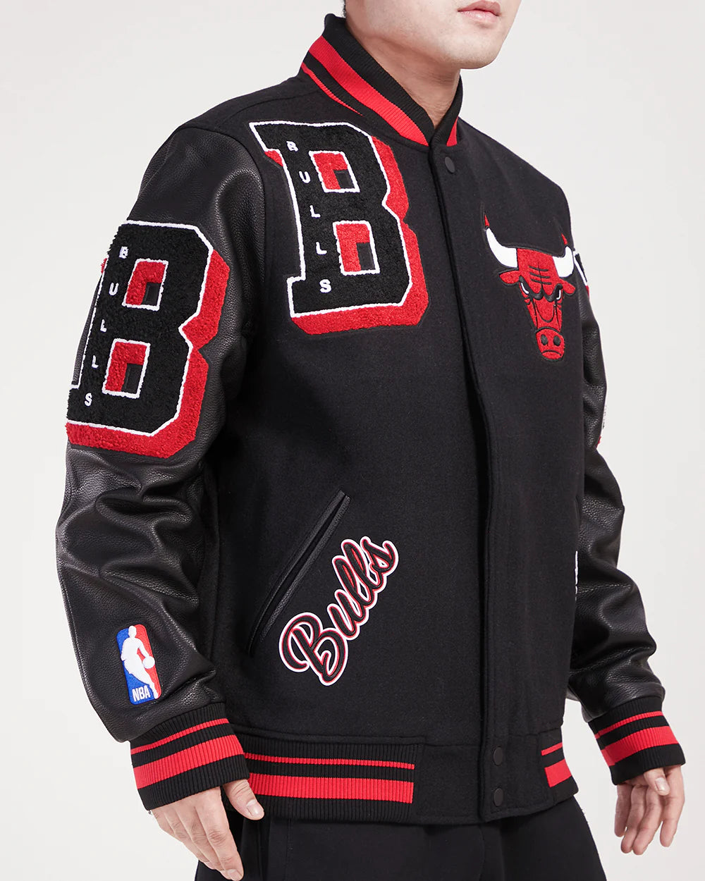 PRO STANDARDNBA CHICAGO BULLS MASHUP MEN´S RIB WOOL VARSITY JACKET-BCB6515750