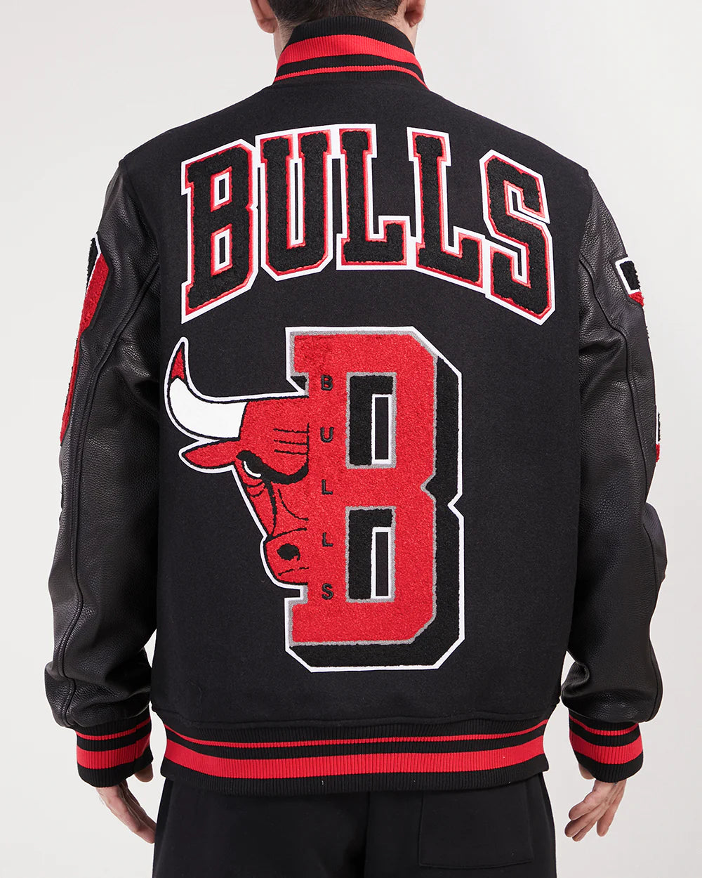 PRO STANDARDNBA CHICAGO BULLS MASHUP MEN´S RIB WOOL VARSITY JACKET-BCB6515750