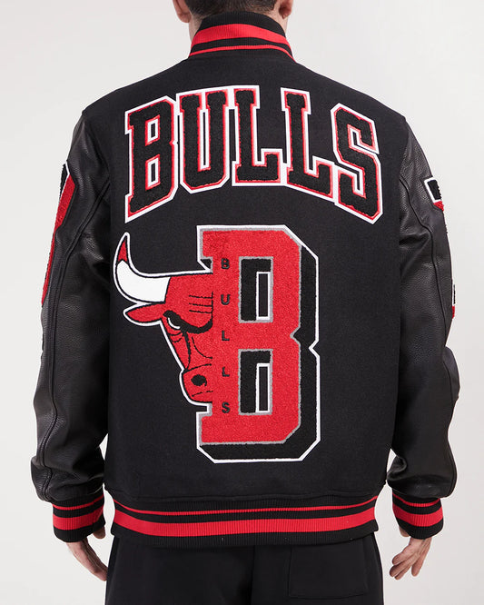 PRO STANDARDNBA CHICAGO BULLS MASHUP MEN´S RIB WOOL VARSITY JACKET-BCB6515750