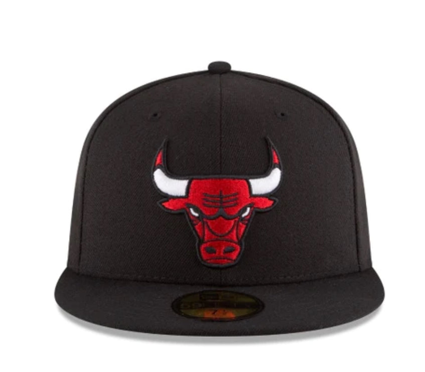 NEW ERA CAP-Chicago Bulls Team Color Black 59FIFTY Fitted-70343294