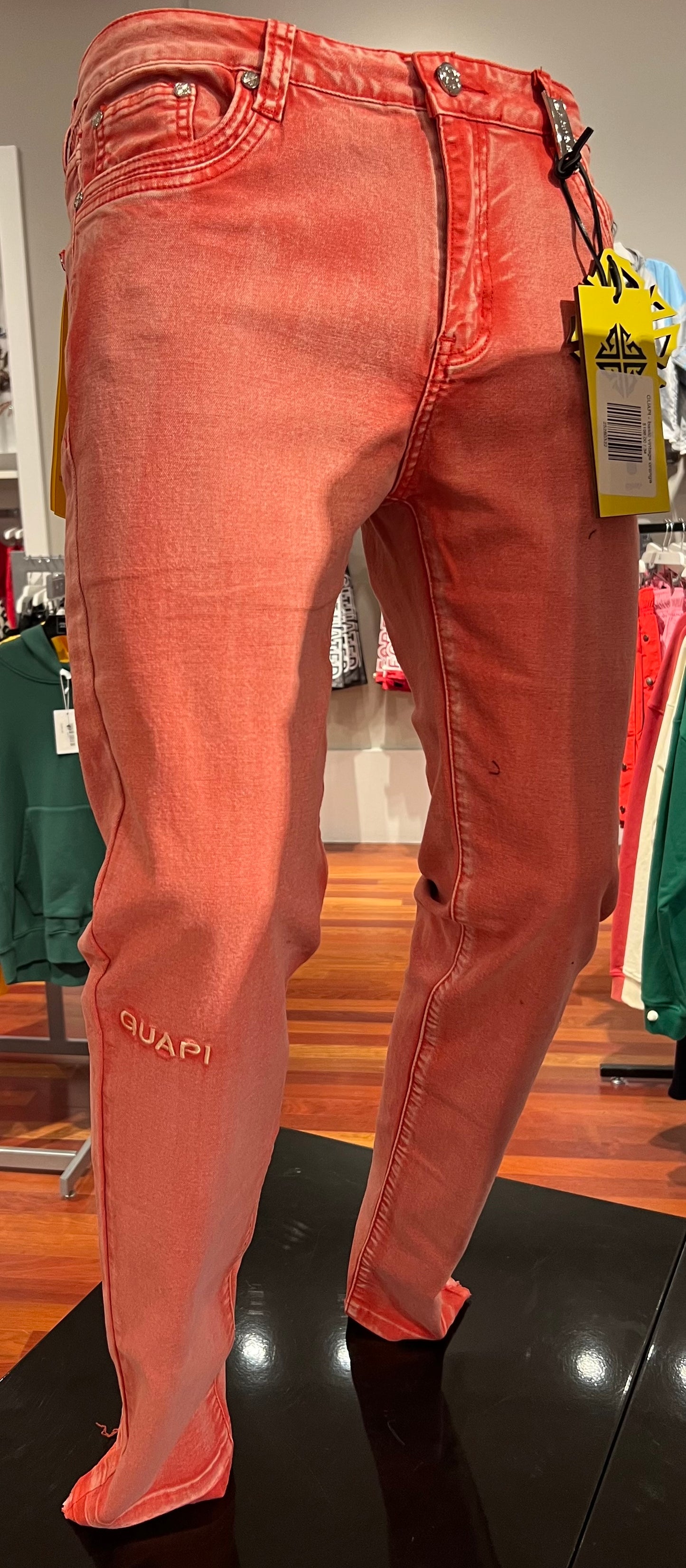 GUAPI - basic vintage orange jeans