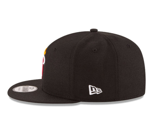 NEW ERA CAP -Miami Heat Black 9FIFTY Snapback -70556872