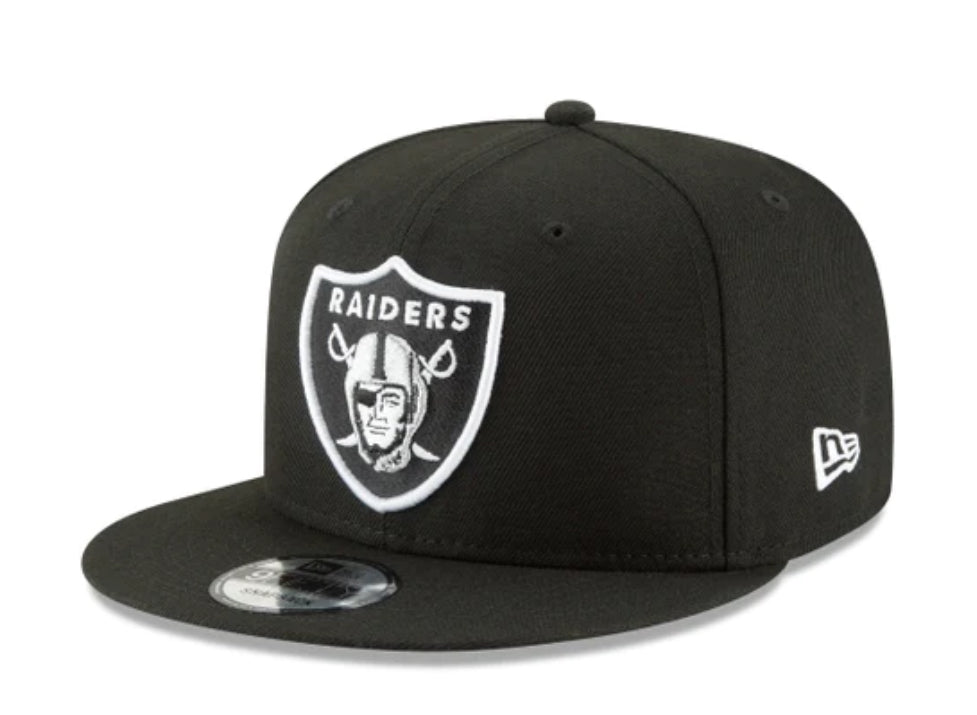 NEW ERA CAP -Las Vegas Raiders Black and White 9FIFTY Snapback -70419127