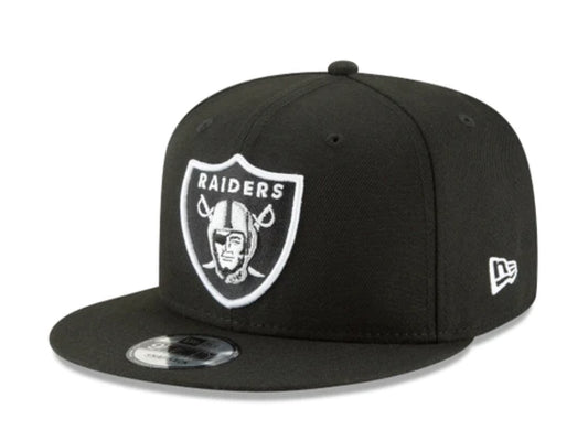 NEW ERA CAP -Las Vegas Raiders Black and White 9FIFTY Snapback -70419127