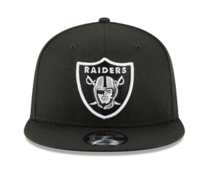NEW ERA CAP -Las Vegas Raiders Black and White 9FIFTY Snapback -70419127