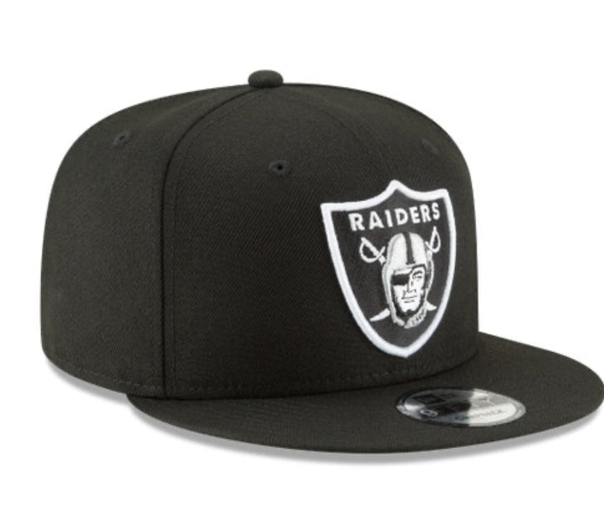 NEW ERA CAP -Las Vegas Raiders Black and White 9FIFTY Snapback -70419127